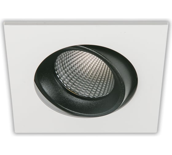 Встраиваемый светильник Citilux Альфа, белый+черный LED 7Wх3500K CLD001KNW4