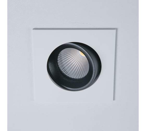 Встраиваемый светильник Citilux Альфа, белый+черный LED 7Wх3500K CLD001KNW4