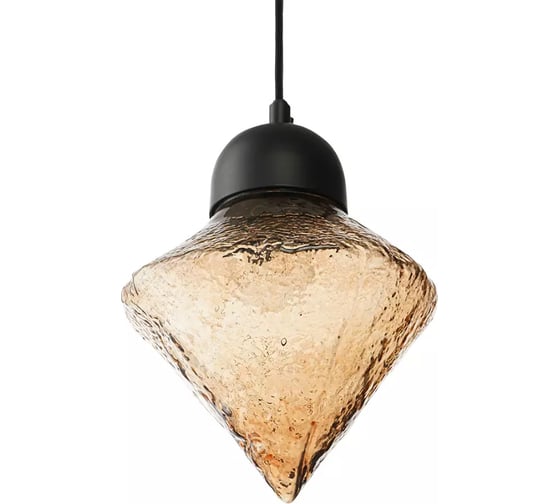 Светильник подвесной Bergenson Bjorn Frozen Light, Ø20 см, янтарный BB0000552