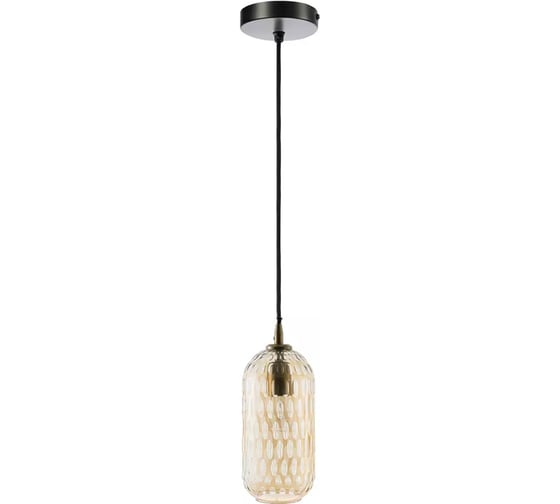 Светильник подвесной Bergenson Bjorn Mystic Aura, Ø14 см, янтарно-золотой BB0000550