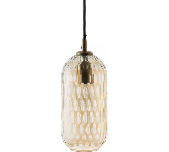 Светильник подвесной Bergenson Bjorn Mystic Aura, Ø14 см, янтарно-золотой BB0000550