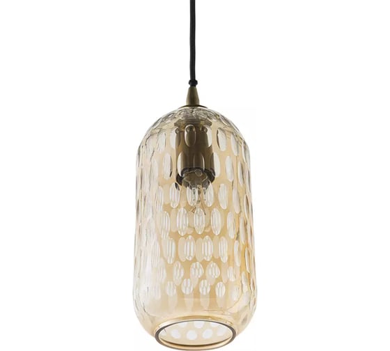 Светильник подвесной Bergenson Bjorn Mystic Aura, Ø14 см, янтарно-золотой BB0000550