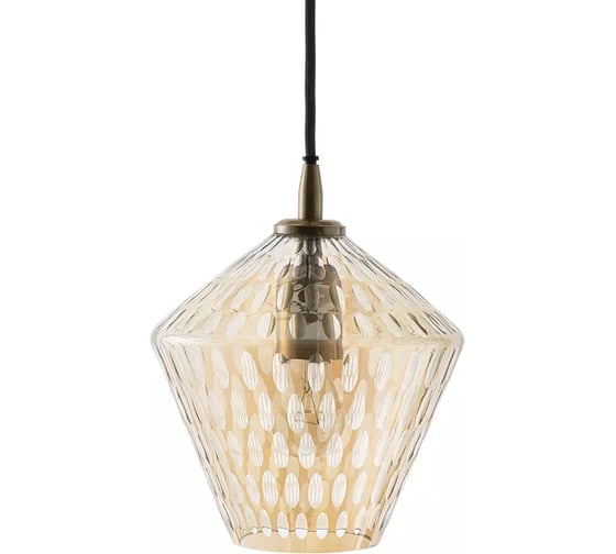 Светильник подвесной Bergenson Bjorn Mystic Aura, Ø20 см, янтарно-золотой BB0000549