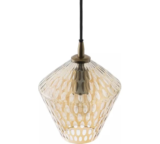 Светильник подвесной Bergenson Bjorn Mystic Aura, Ø20 см, янтарно-золотой BB0000549