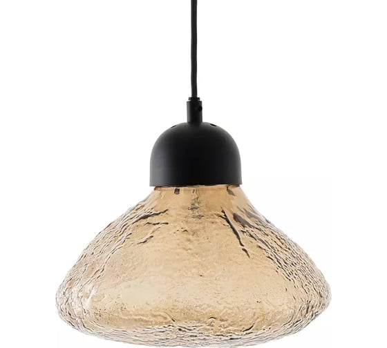 Светильник подвесной Bergenson Bjorn Frozen Light, Ø25 см, янтарный BB0000553