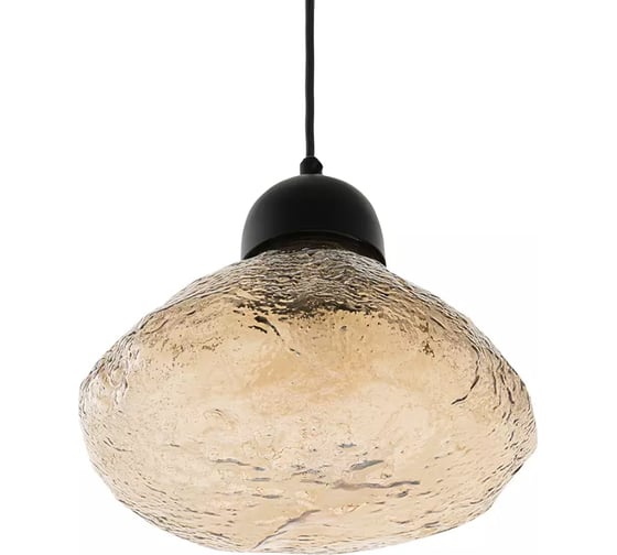 Светильник подвесной Bergenson Bjorn Frozen Light, Ø25 см, янтарный BB0000553