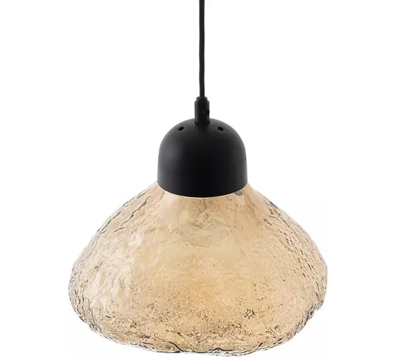 Светильник подвесной Bergenson Bjorn Frozen Light, Ø25 см, янтарный BB0000553