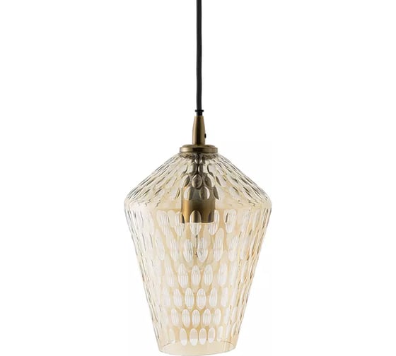 Светильник подвесной Bergenson Bjorn Mystic Aura, Ø19 см, янтарно-золотой BB0000548
