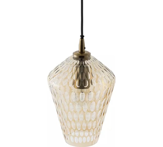 Светильник подвесной Bergenson Bjorn Mystic Aura, Ø19 см, янтарно-золотой BB0000548