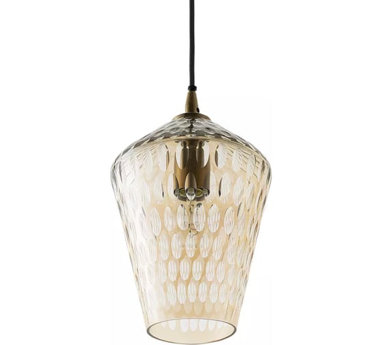 Светильник подвесной Bergenson Bjorn Mystic Aura, Ø19 см, янтарно-золотой BB0000548