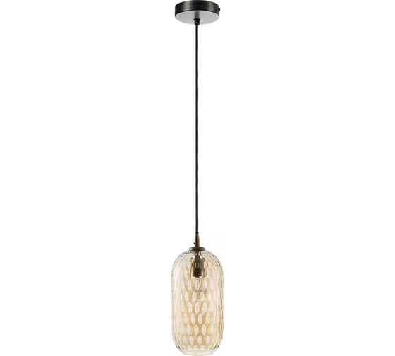 Светильник подвесной Bergenson Bjorn Mystic Aura, Ø26 см, янтарно-золотой BB0000551 1