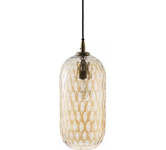 Светильник подвесной Bergenson Bjorn Mystic Aura, Ø26 см, янтарно-золотой BB0000551