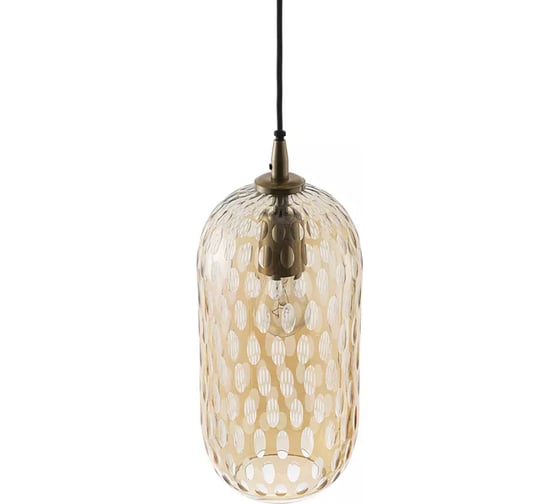 Светильник подвесной Bergenson Bjorn Mystic Aura, Ø26 см, янтарно-золотой BB0000551