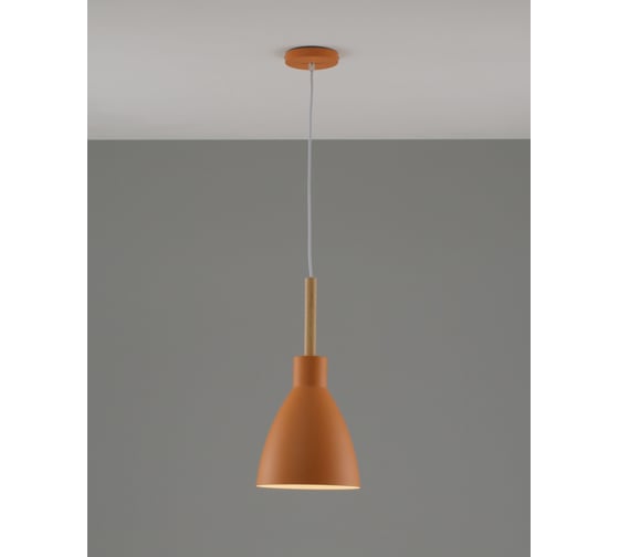 Подвесной светильник Toni 1 E27 60W, оранжевый Moderli V10650-1P