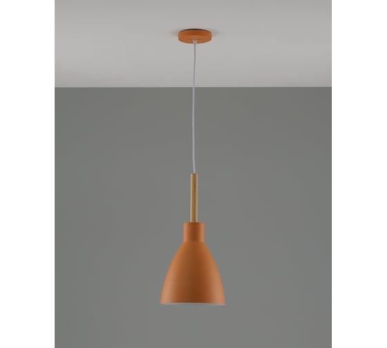 Подвесной светильник Toni 1 E27 60W, оранжевый Moderli V10650-1P