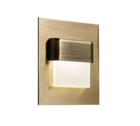 Встраиваемый лестничный светильник Citilux Скалли, квадратный, бронза 1Wх3000K CLD006K3