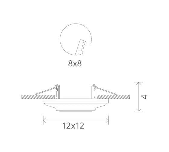 Потолочный светильник Arte Lamp A5307PL-1WH