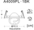 Потолочный светильник Arte Lamp A4009PL-1BK 7