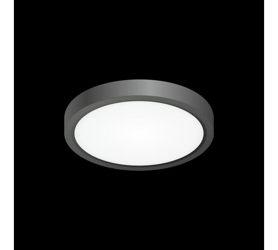 Накладной светильник Citilux Бейсик, черный LED 12Wх4000K CL738121N