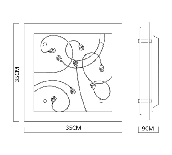 Потолочный светильник Arte Lamp A4042PL-2CC
