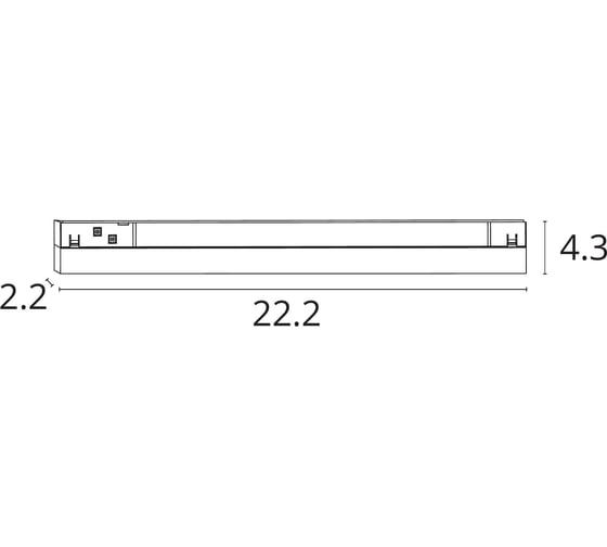 Магнитный трековый светильник ARTE LAMP LINEA A4694PL-1WH