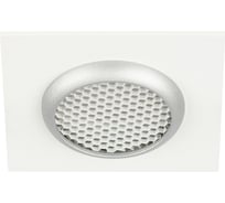 Светильник встраиваемый алюминиевый ЭРА KL110 WH/SL под лампу MR16 GU5.3 белый/серебро матовый Б0061532