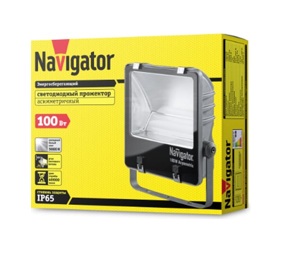 Светильник Navigator NFL-AM-100-5K-GR-IP65-LED 94748
