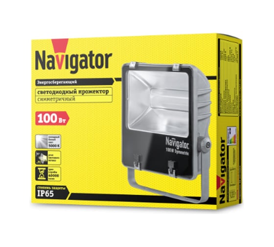 Светильник Navigator NFL-SM-100-5K-GR-IP65-LED 94749