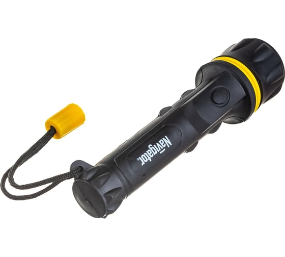 Фонарь Navigator NPT-R06-2AA, пластик+резина, 1LED, 0.5Вт 71584
