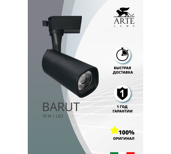 Потолочный светильник Arte Lamp A4562PL-1BK
