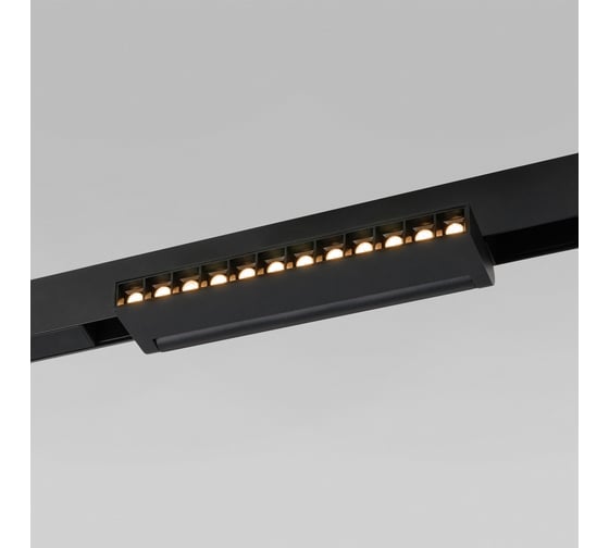 Трековый светильник Elektrostandard Slim Magnetic HL02 12W 3000K (черный) a067370