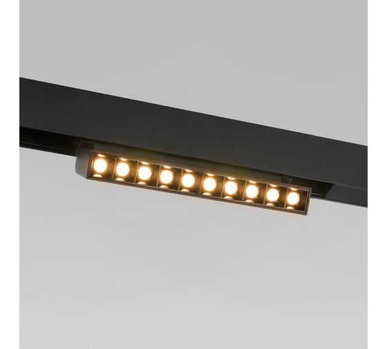Трековый светильник Elektrostandard Slim Magnetic HL02 12W 3000K (черный) a067370