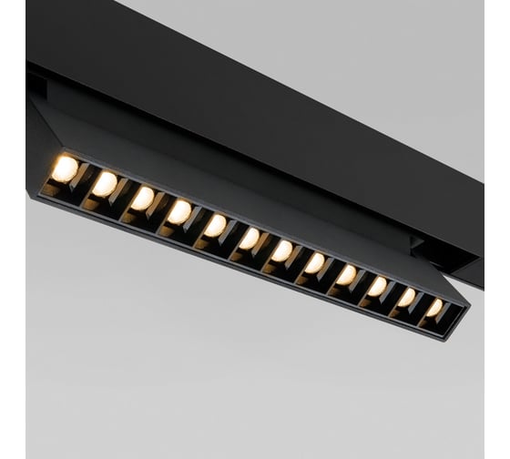 Трековый светильник Elektrostandard Slim Magnetic HL02 12W 3000K (черный) a067370