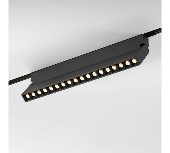 Трековый светильник Elektrostandard Slim Magnetic HL03 18W 3000K (черный) a067371