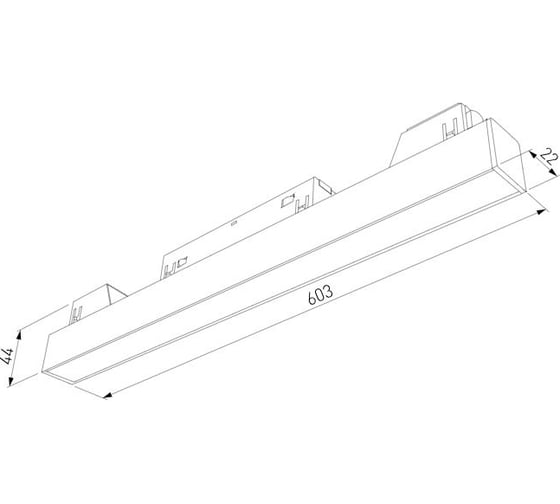 Трековый светильник Elektrostandard Slim Magnetic L02 20W 3000K (черный) a067374