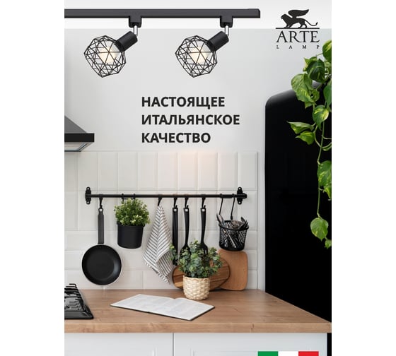 Потолочный светильник Arte Lamp SOSPIRO A6141PL-1BK