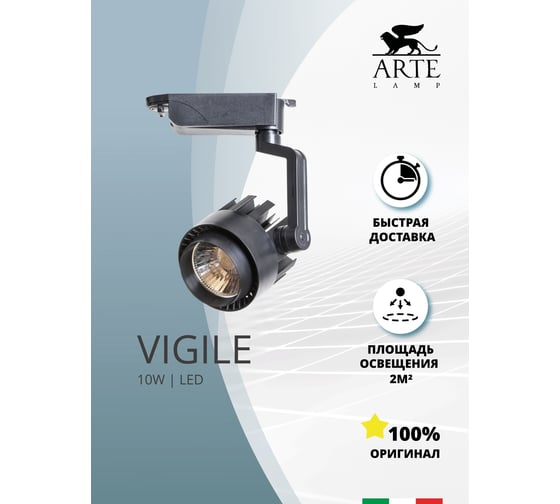 Потолочный светильник Arte Lamp A1610PL-1BK