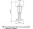 Светильник уличный шестигранник TDM ELECTRIC, стойка, пластик, белый SQ0330-0732 3