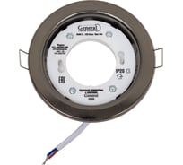 Встраиваемый светильник General Lighting Systems GX53, 108х38мм, темно - серый, IP20, 10шт GCL-10GX53-H38-GM 689200
