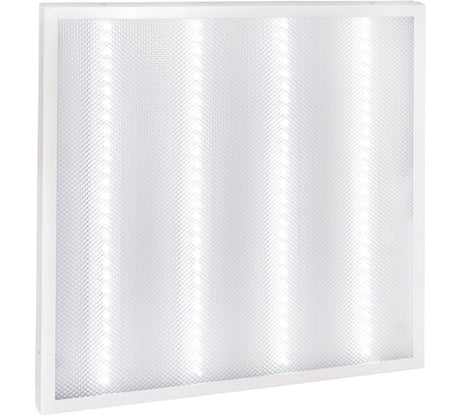Универсальная LED панель Ultraflash LTL-6060-30 ( 36Вт, 6500К, призматический рассеиватель, EMC) 15451