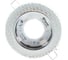 Встраиваемый светильник для натяжных потолков с белой LED подсветкой Feron CD4042 GX53, прозрачный, хром, 41304 7