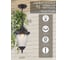 Садово-парковый светильник FERON PL585 60W, 230V, IP44, черный 41166 5