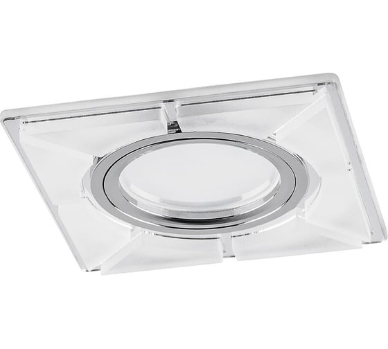 Встраиваемый потолочный светильник с подсветкой FERON 15LEDх2835 SMD, 4000K, MR16, 50W, G5.3 CD994 40508 1