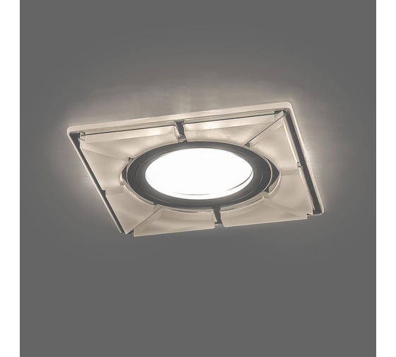 Встраиваемый потолочный светильник с подсветкой FERON 15LEDх2835 SMD, 4000K, MR16, 50W, G5.3 CD994 40508
