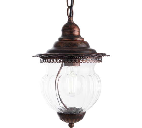 Садово-парковый светильник FERON PL595 60W, 230V, IP44, коричневый 41172