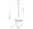 Садово-парковый светильник FERON PL595 60W, 230V, IP44, коричневый 41172 4