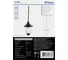 Садово-парковый светильник FERON PL595 60W, 230V, IP44, коричневый 41172 7