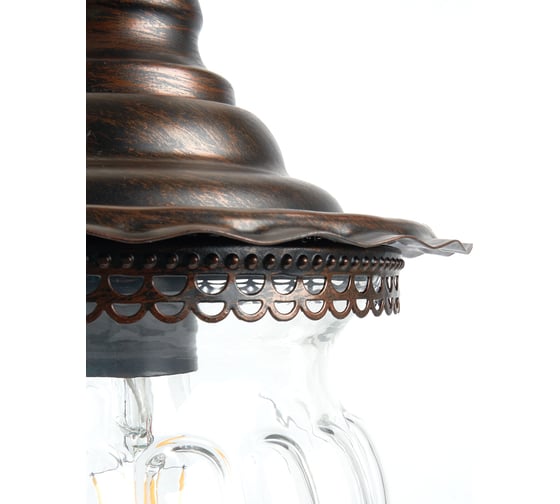 Cадово-парковый светильник FERON PL591 60W, 230V, IP44, коричневый 41171