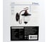 Cадово-парковый светильник FERON PL591 60W, 230V, IP44, коричневый 41171 6