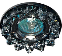 Потолочный встраиваемый светильник FERON MR16 50W G5.3,черный,хром,СD2542 18931